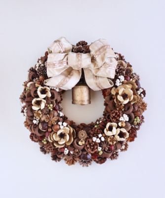 ＜Atelier Maison Deco＞＜スタジオフェリーチェ＞ナチュラルなクリスマスリース